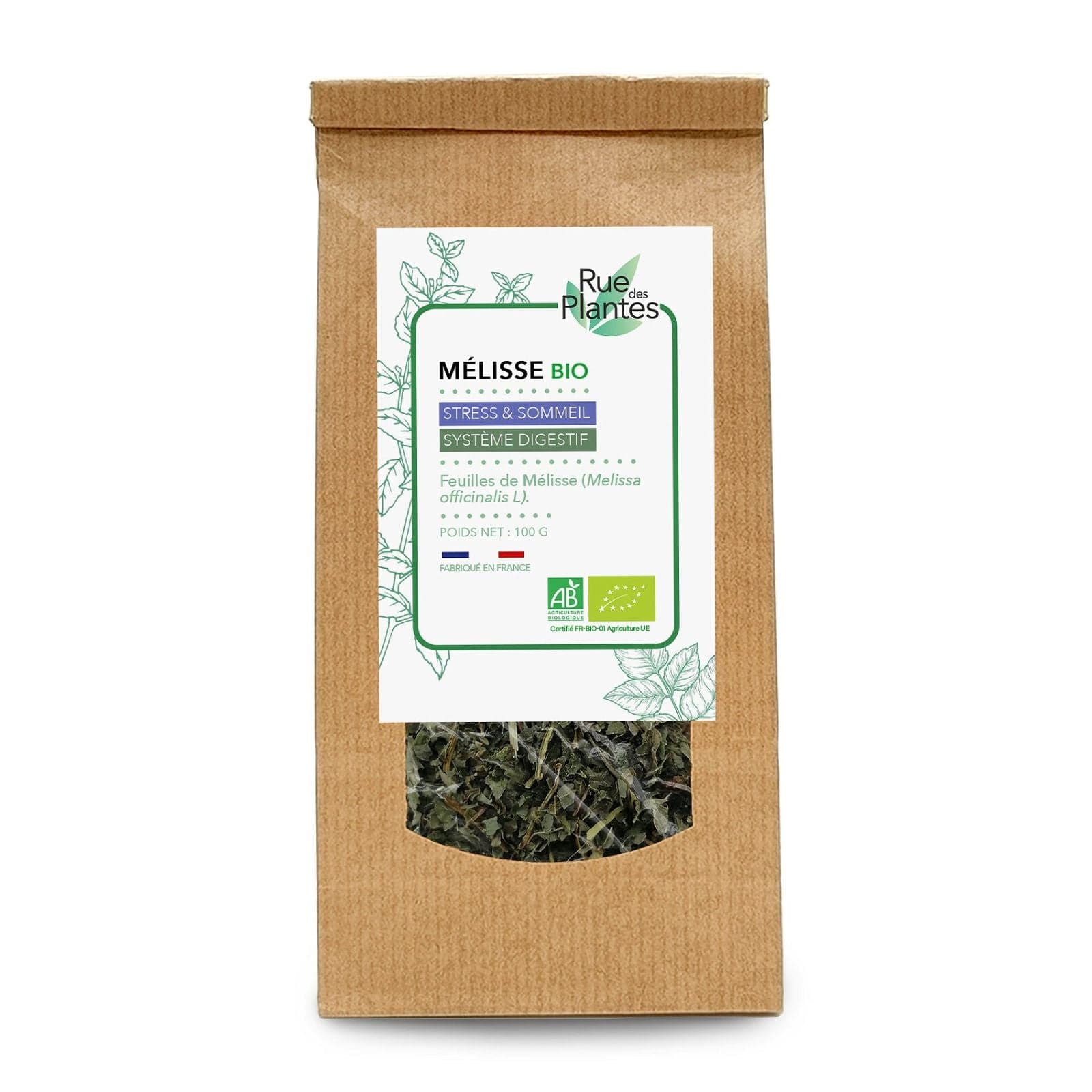 Mélisse Feuilles BIO 100 g