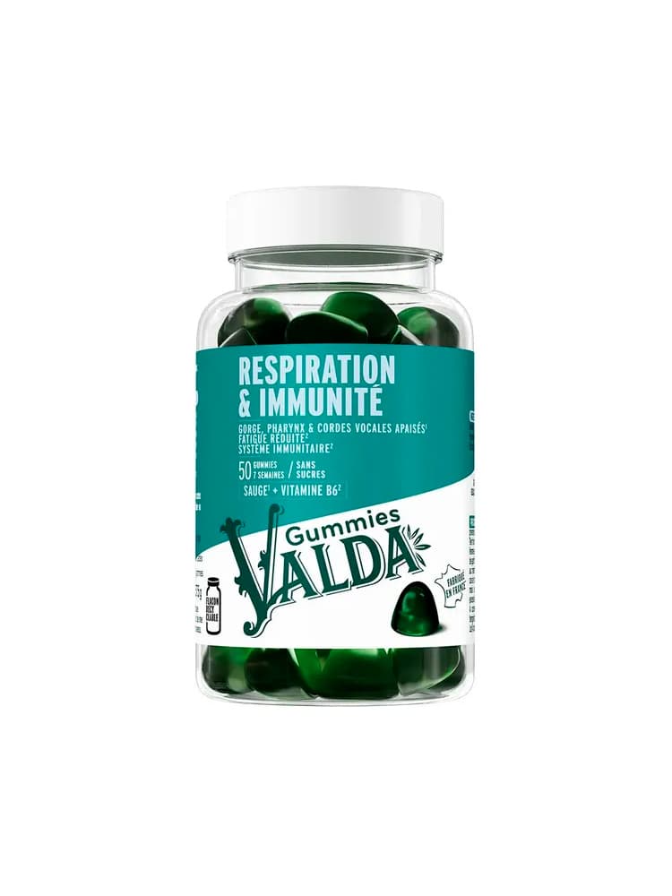 Valda Respiration & Immunité 50 Gummies à Mâcher
