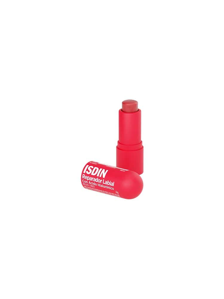 Isdin Baume à Lèvres Réparateur à l'Acide Hyaluronique 4 g - Couleur : Rouge