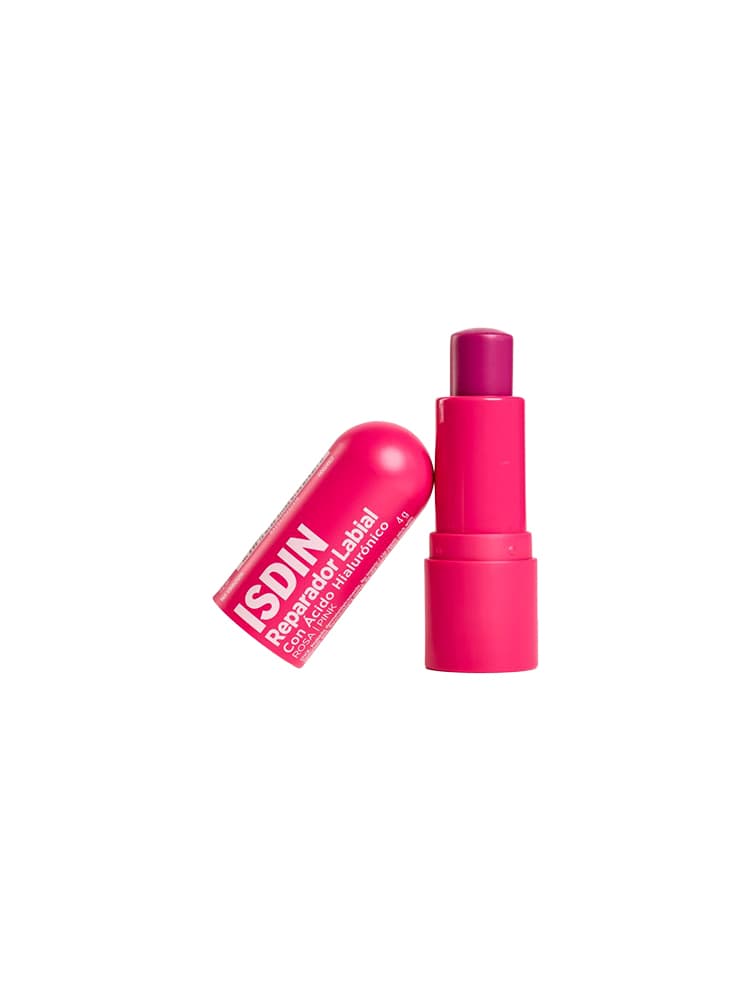 Isdin Baume à Lèvres Réparateur à l'Acide Hyaluronique 4 g - Couleur : Rose
