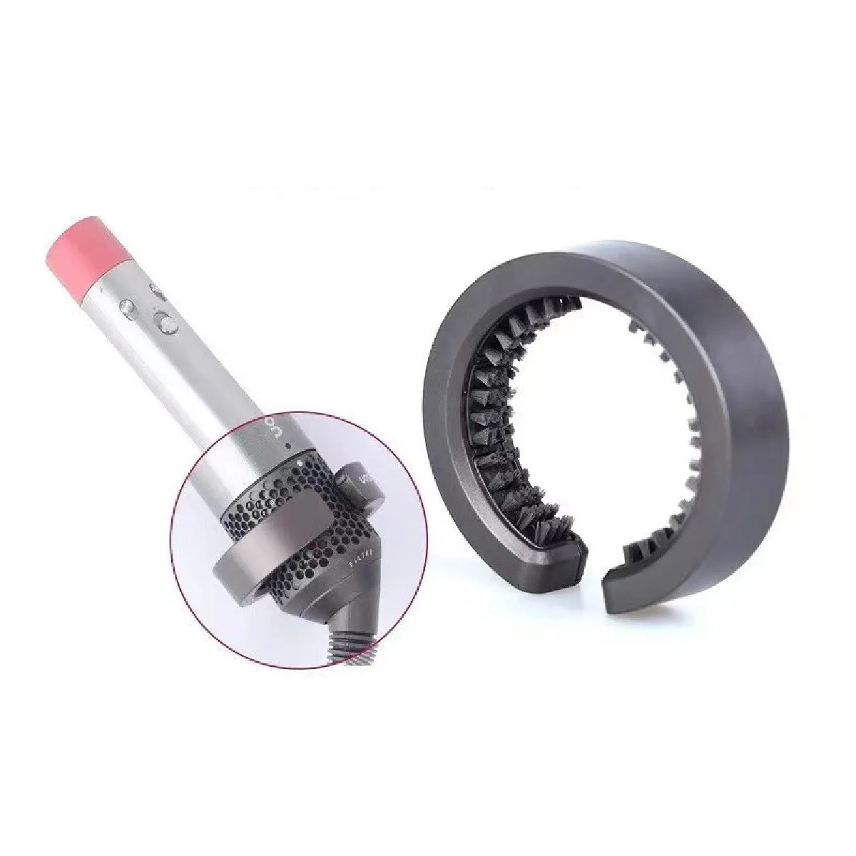 Brosse de Nettoyage pour Accessoires Dyson Airwrap HS05/01 - Gris Foncé